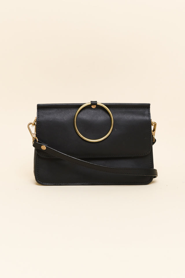 Ainsley Black Crossbody Bag