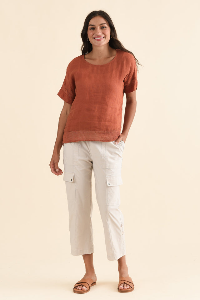 Air-Lite Sand Stretch Cargo Pants,Full Body,Brunette model,alt text|model:Brontie image 6