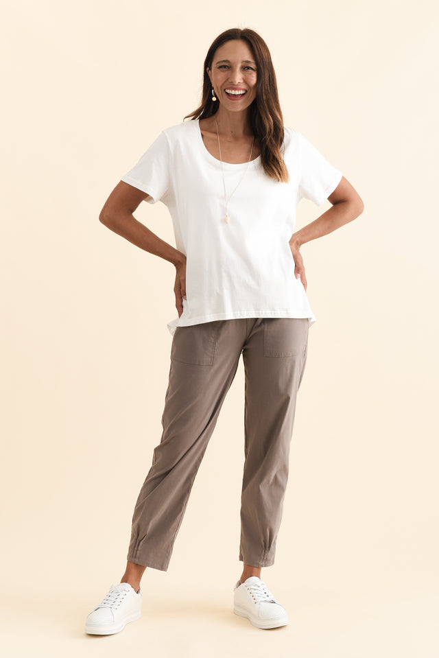Air-Lite Taupe Stretch Pocket Pants image 4