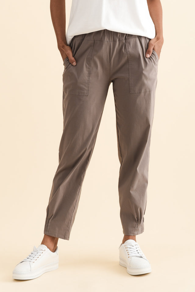 Air-Lite Taupe Stretch Pocket Pants