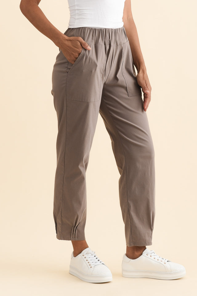 Air-Lite Taupe Stretch Pocket Pants image 5