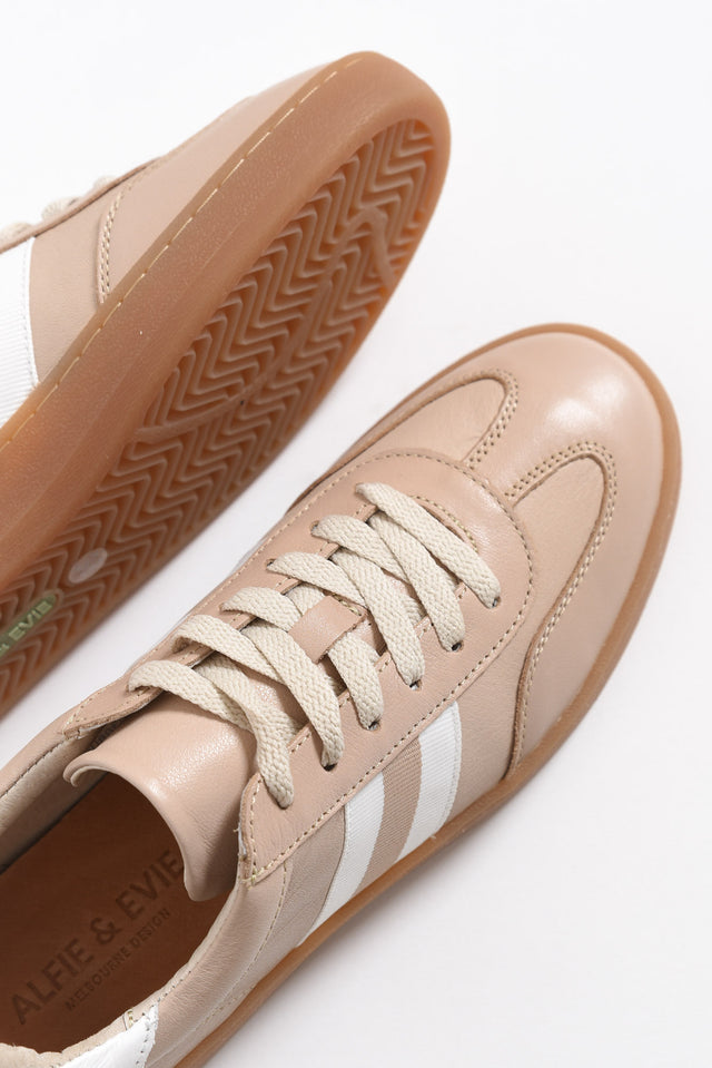 Aloha Beige Stripe Suede Sneaker image 7