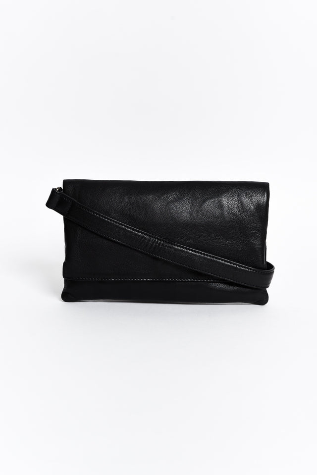 Aluka Black Leather Bag image 1