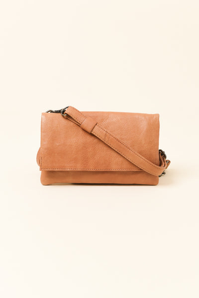 Aluka Tan Leather Bag