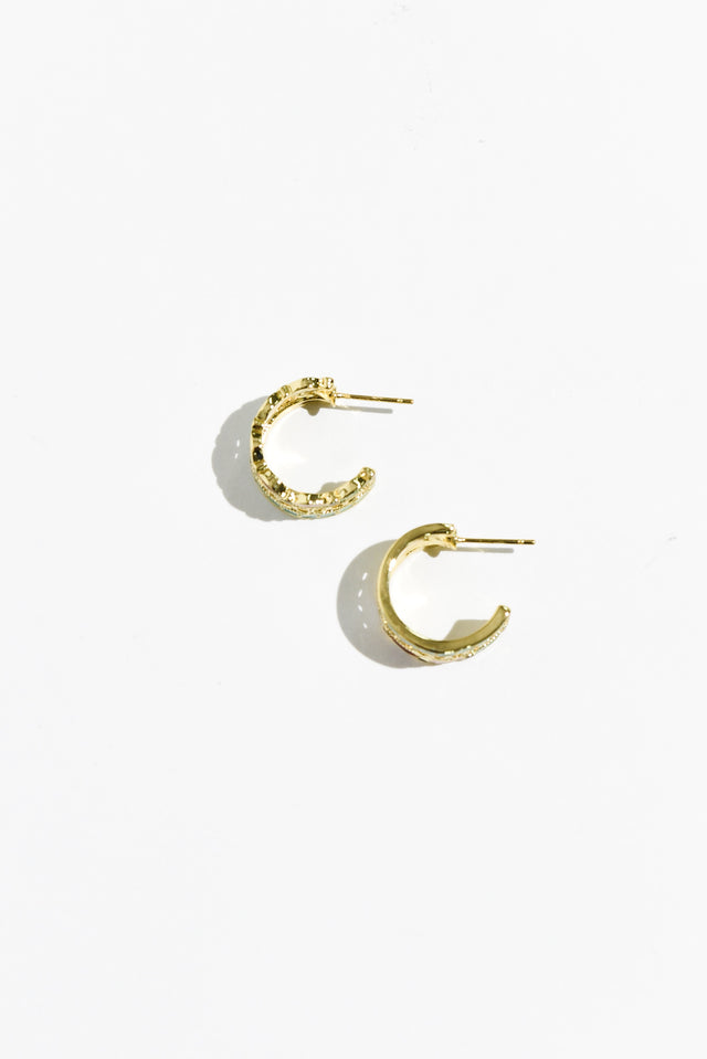 Ames Gold Hoop Earrings image 1