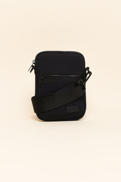 Andie Black Neoprene Phone Bag