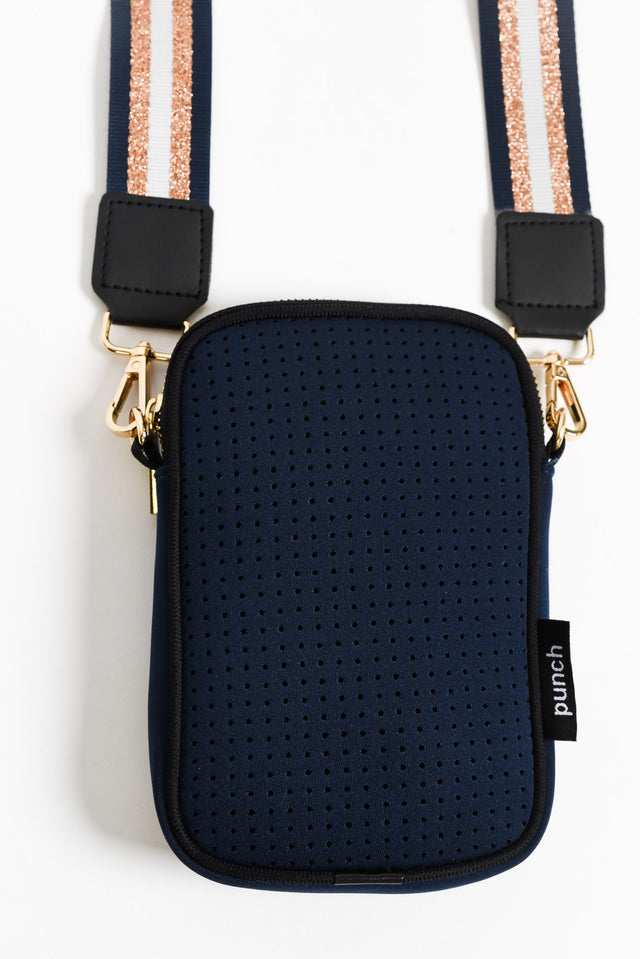 Anella Navy Neoprene Phone Bag