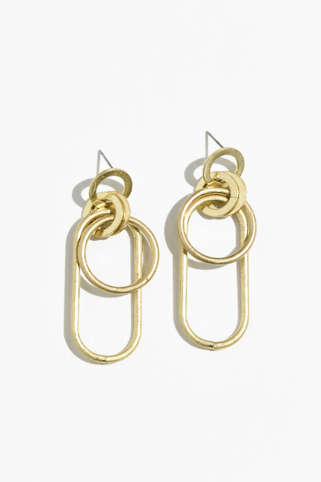 Anoka Gold Link Earrings