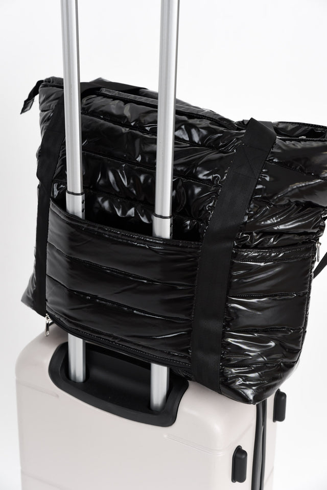 Antilla Black Puffer Tote Bag image 5