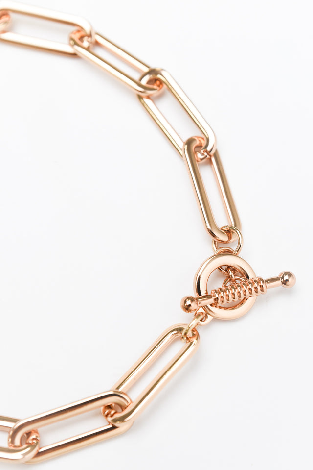Arlette Gold Metal Links Necklace image 3