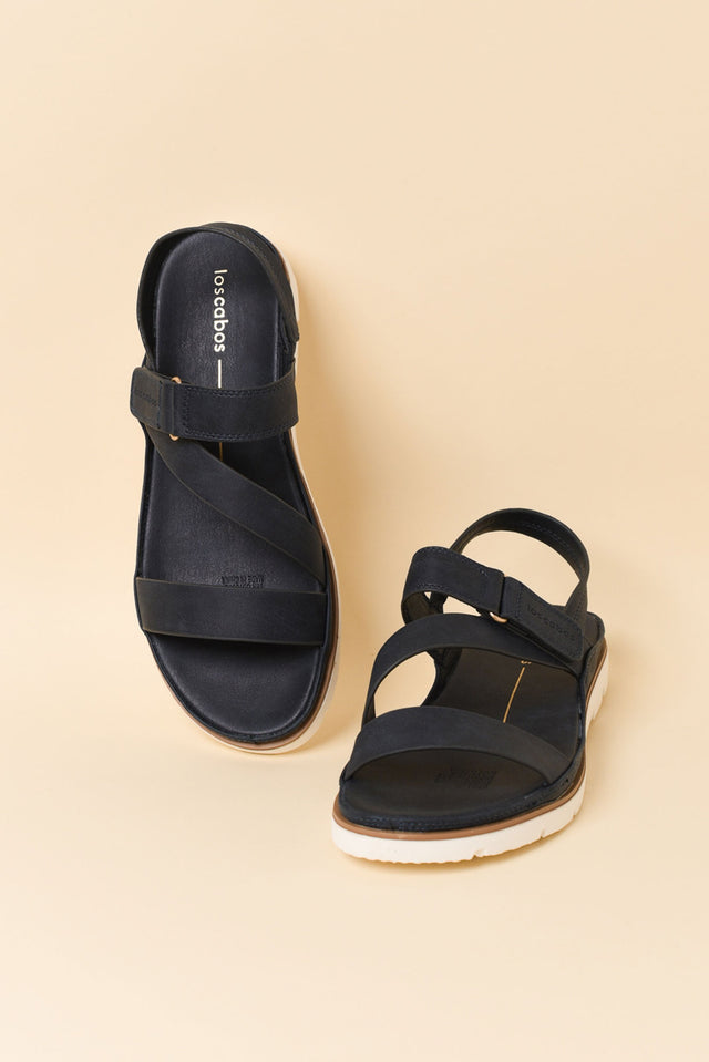 Ashli Navy Strappy Sandal image 3
