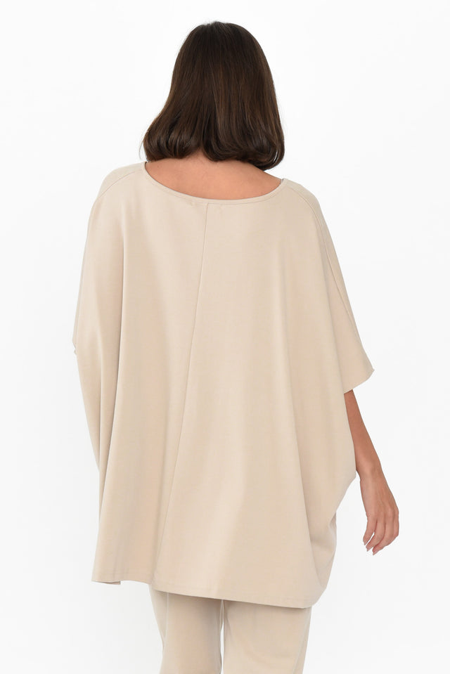 Atwood Beige Batwing Top