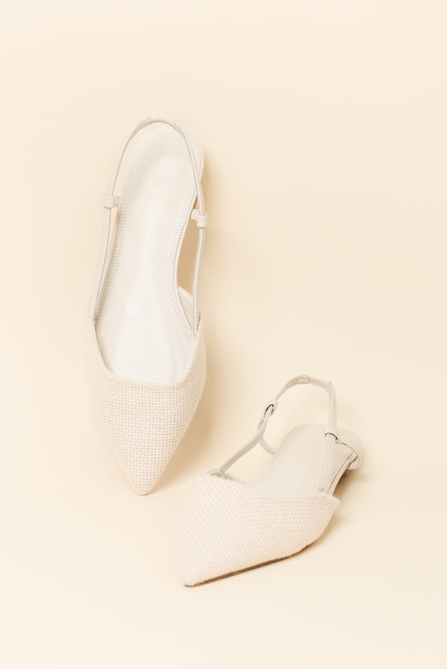 Ava Blush Leather Slingback Mule