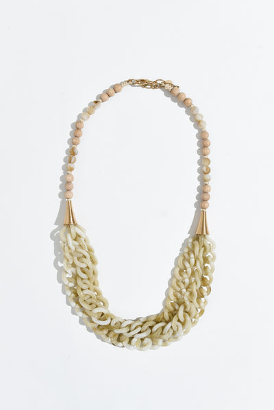 Avani Natural Beaded Layered Necklace