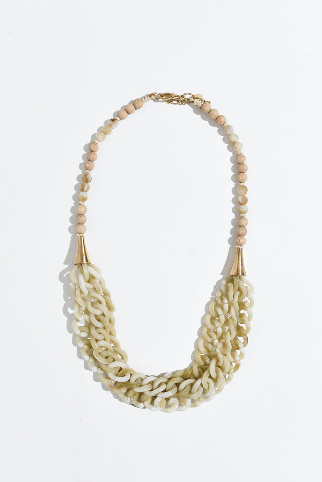 Avani Natural Beaded Layered Necklace