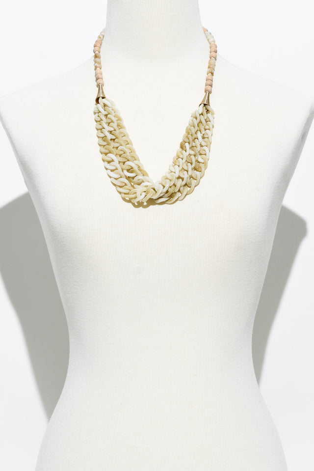 Avani Natural Beaded Layered Necklace