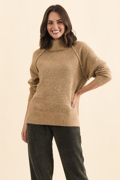 Baker Light Brown Knit Jumper
