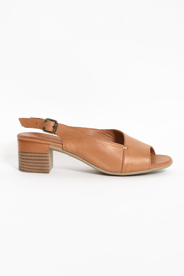 Balmoral Tan Leather Slingback Heel