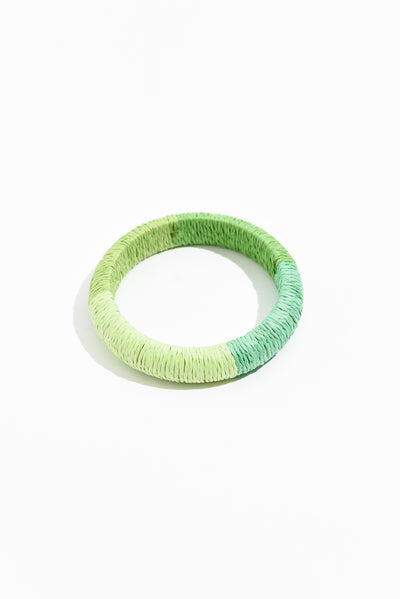 Barbados Green Woven Bangle