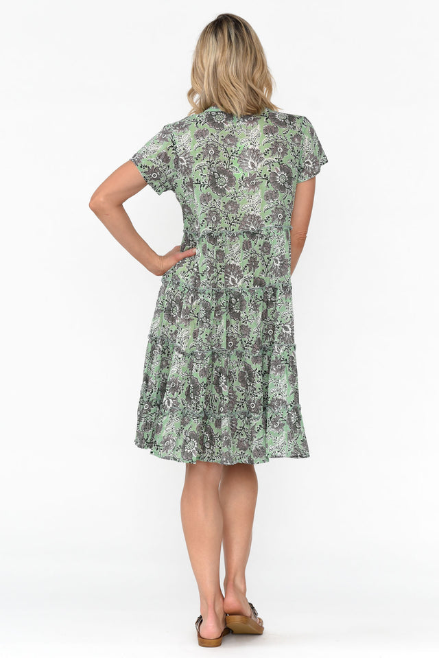Bennett Green Floral Cotton Frill Dress image 5