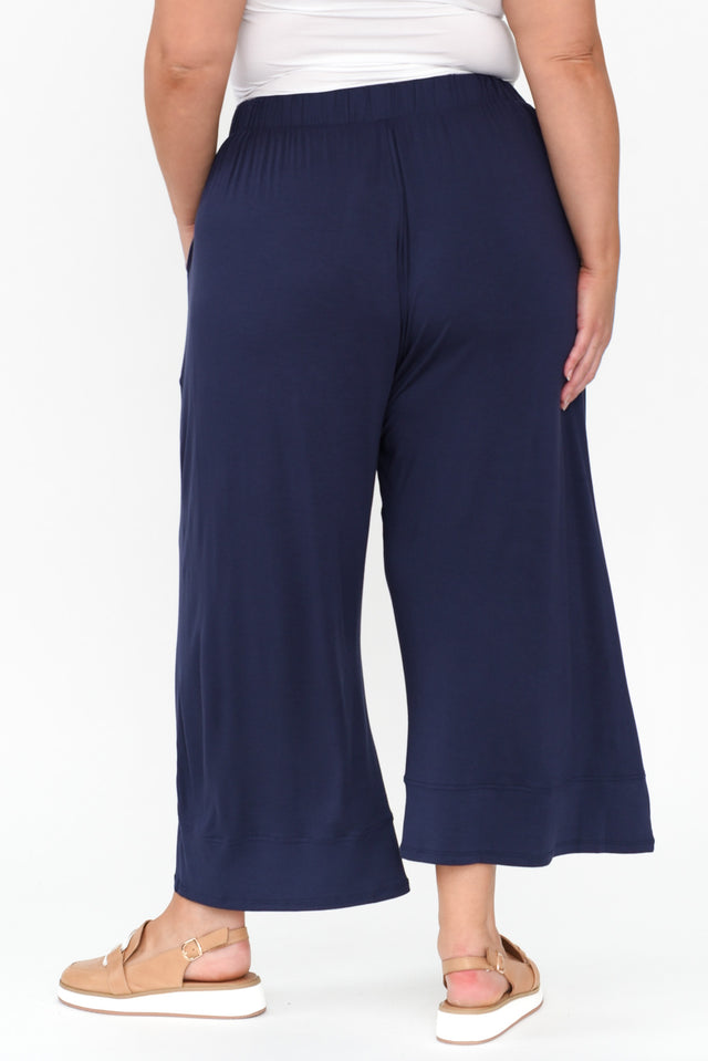 Bianca Navy Relaxed Pants image 11