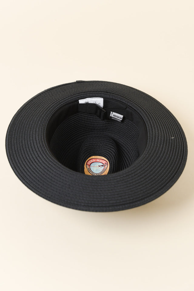 Black Wide Brim Travel Fedora image 4