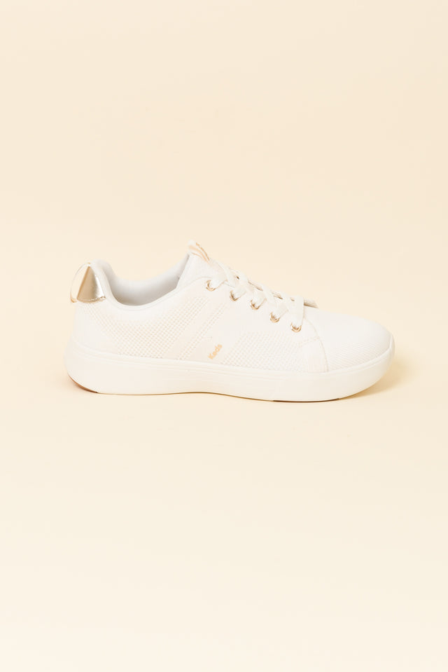 Bliss Walk Cream Knit Sneaker
