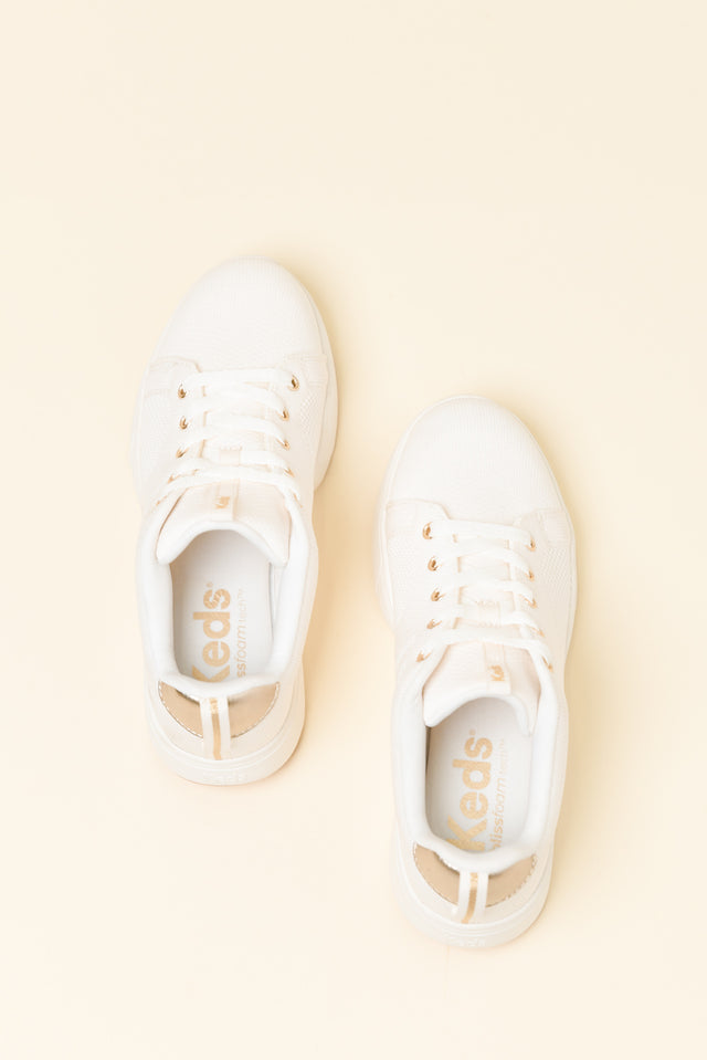 Bliss Walk Cream Knit Sneaker image 4