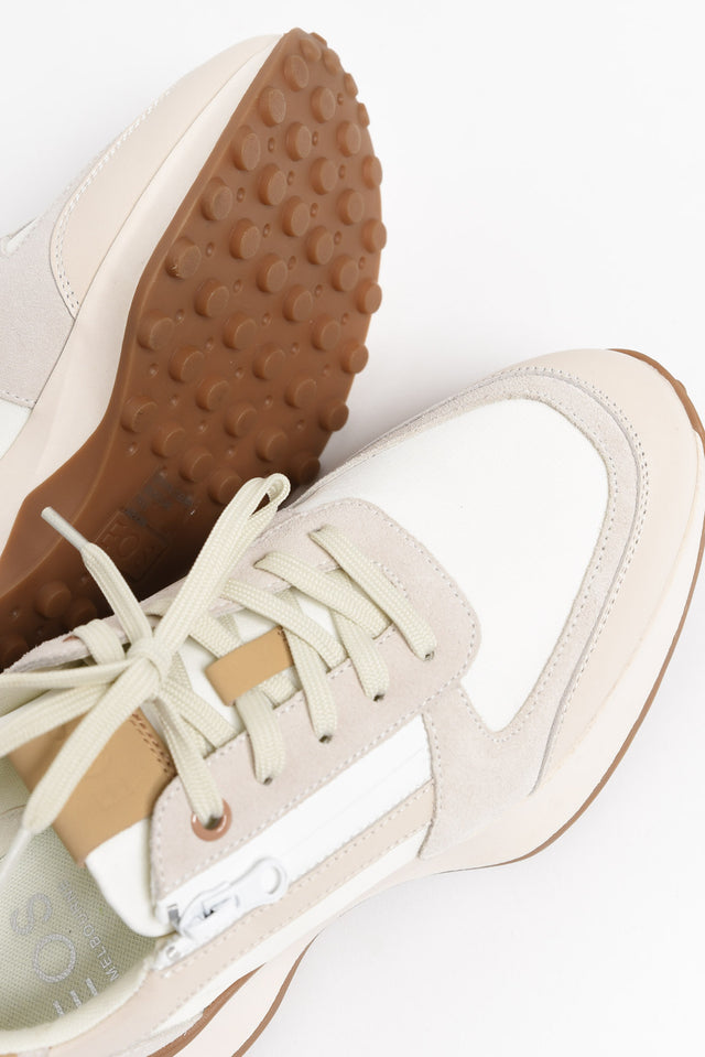 Blithe Cream Leather Sneaker image 4