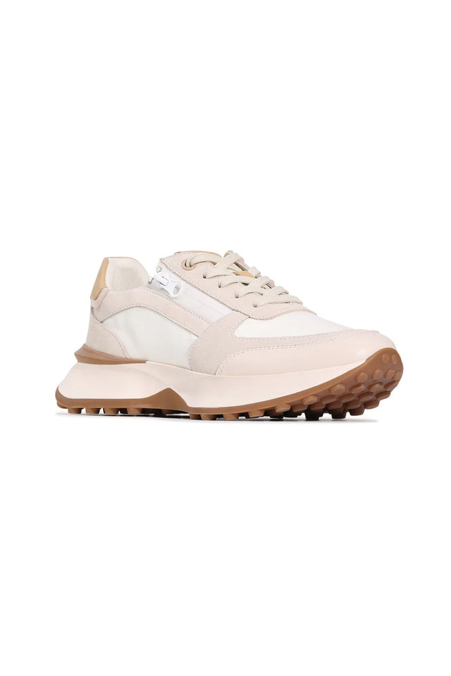 Blithe Cream Leather Sneaker