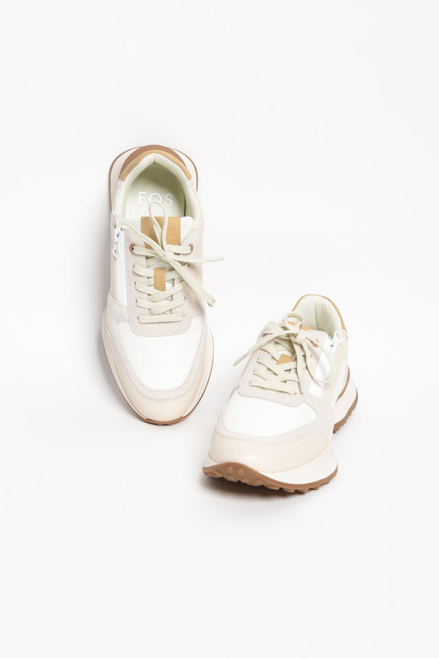 Blithe Cream Leather Sneaker