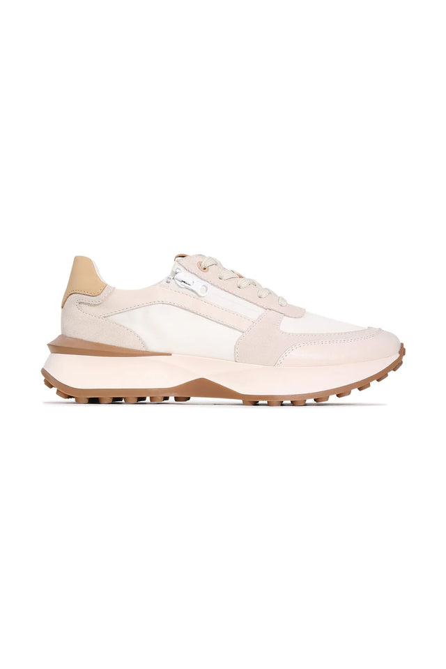 Blithe Cream Leather Sneaker