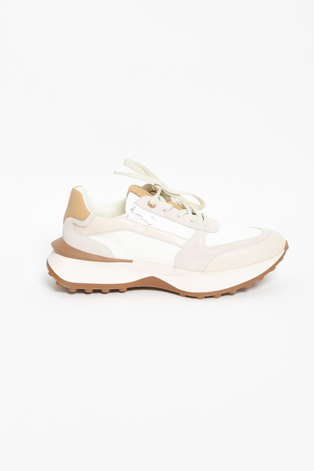 Blithe Cream Leather Sneaker