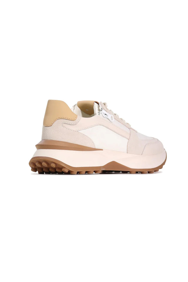 Blithe Cream Leather Sneaker