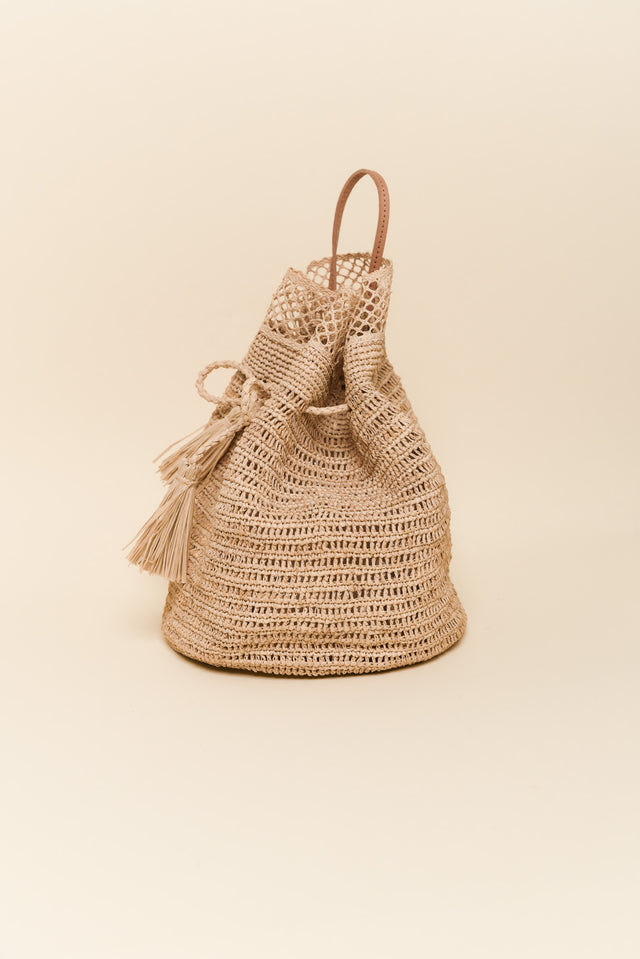 Bombo Natural Raffia Handbag