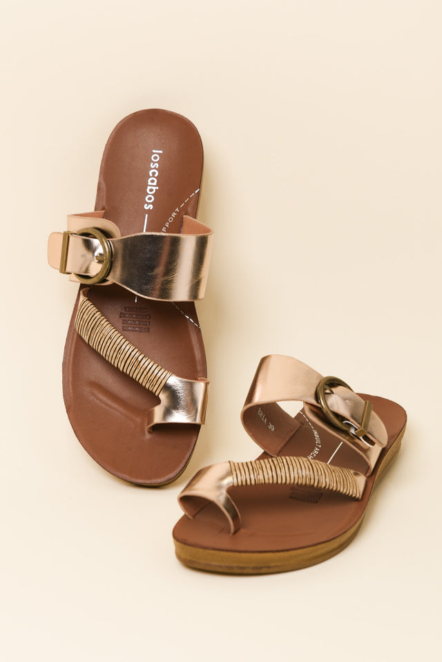 Bria Rose Gold Metallic Slide image 3