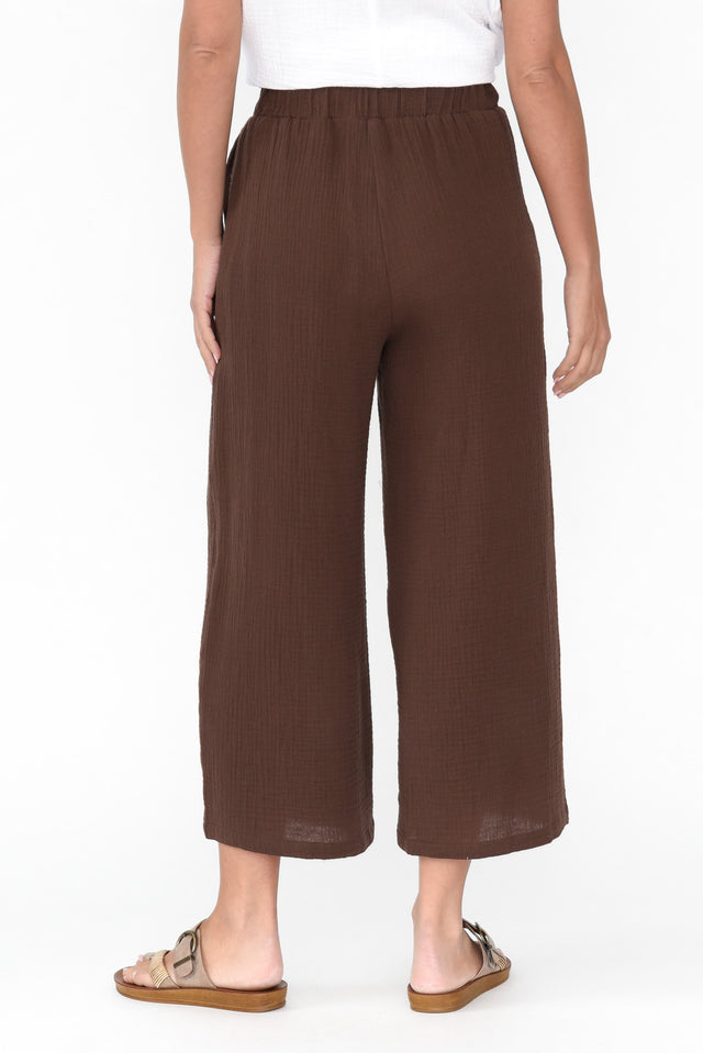 Byron Chocolate Cotton Pocket Pants image 4