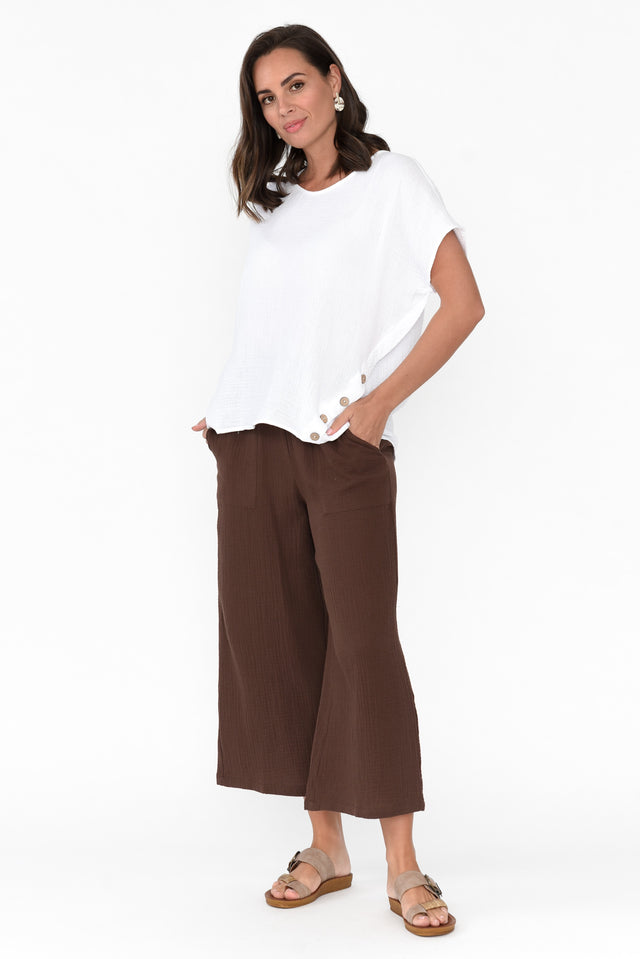 Byron Chocolate Cotton Pocket Pants image 5