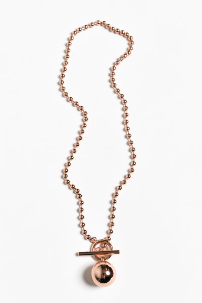 C Minor Rose Gold Pendant Necklace