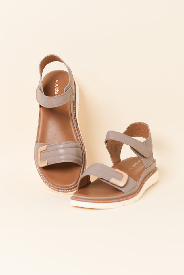 Callala Taupe Velcro Sandal image 2