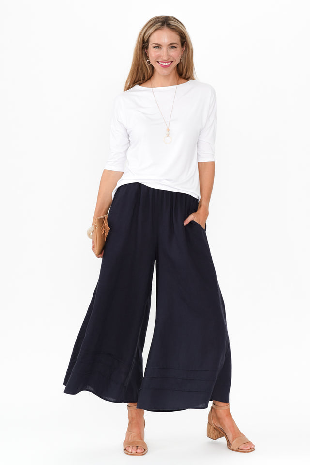 Kaleo Navy Cropped Pocket Pants image 8