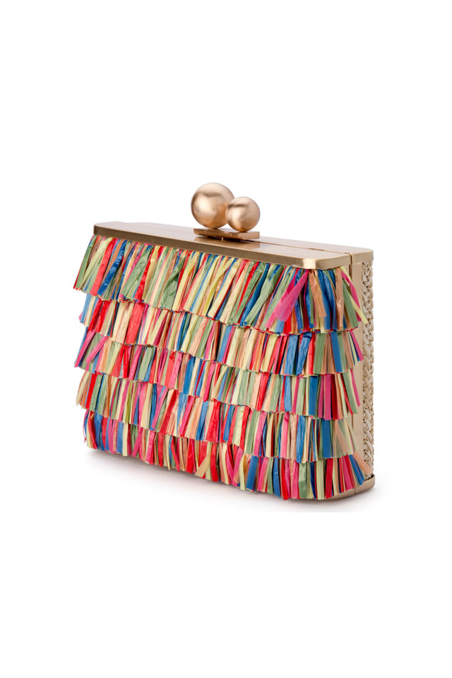 Carlita Multi Fringe Clutch