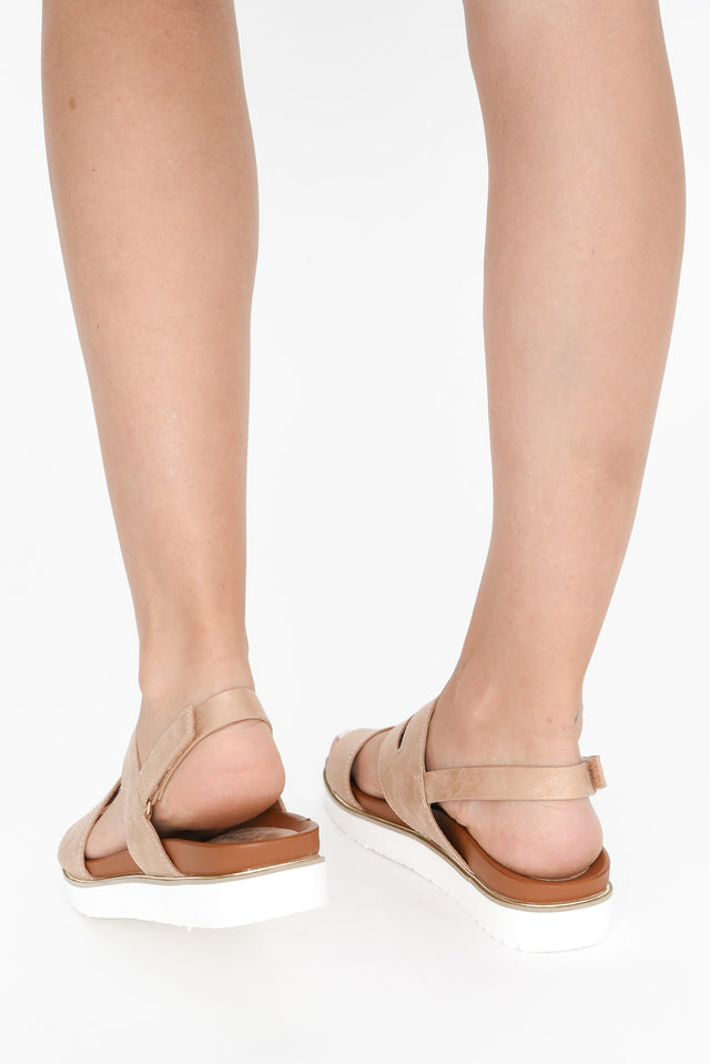 Carra Rose Gold Crossover Sandal image 6