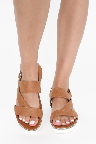 Carrise Brandy Crossover Sandal