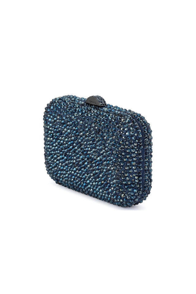 Casey Navy Crystal Clutch image 3