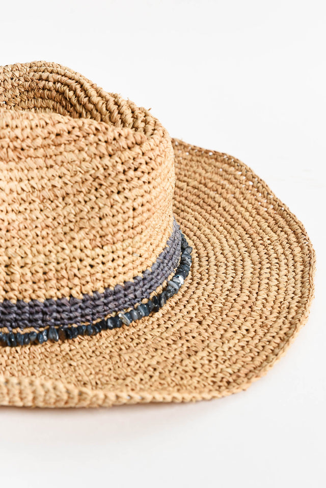 Cassie Cobalt Raffia Cowboy Hat image 2