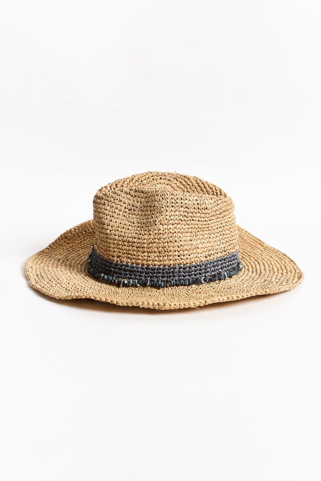 Cassie Cobalt Raffia Cowboy Hat image 2