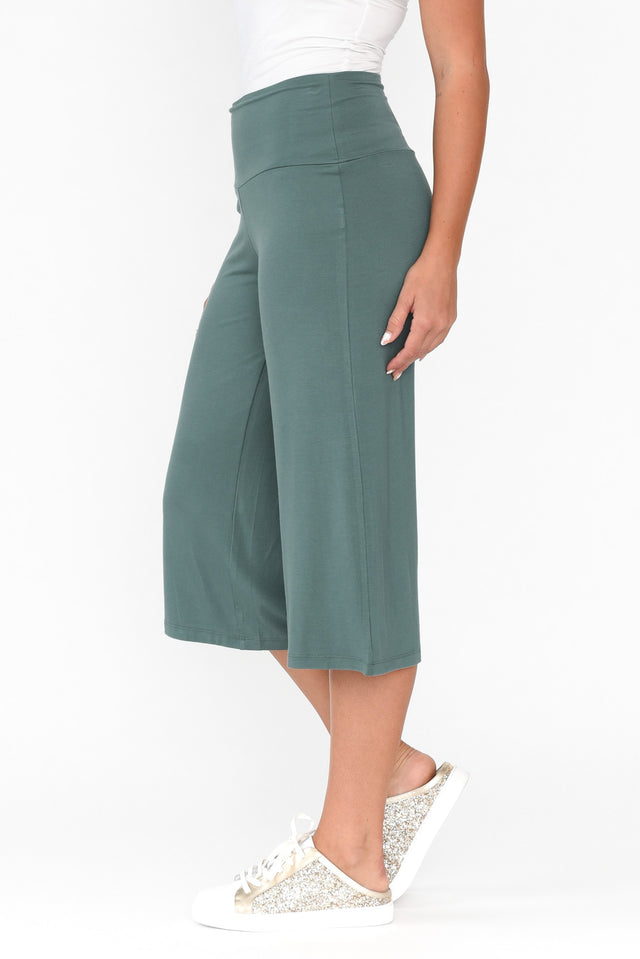 Cassie Ocean Bamboo Cropped Pants