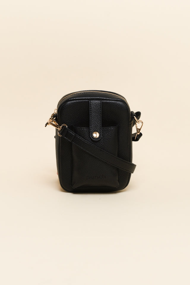 Charlie Black Crossbody Bag