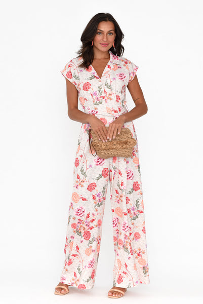 Whimsical Bloom Wide Leg Jumpsuit main image 1